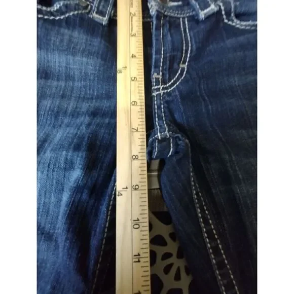 BKE Denim‎ Size Mexico 28 PAYTON Bootcut Women's Distressed Jeans 268 - Picture 3 of 10